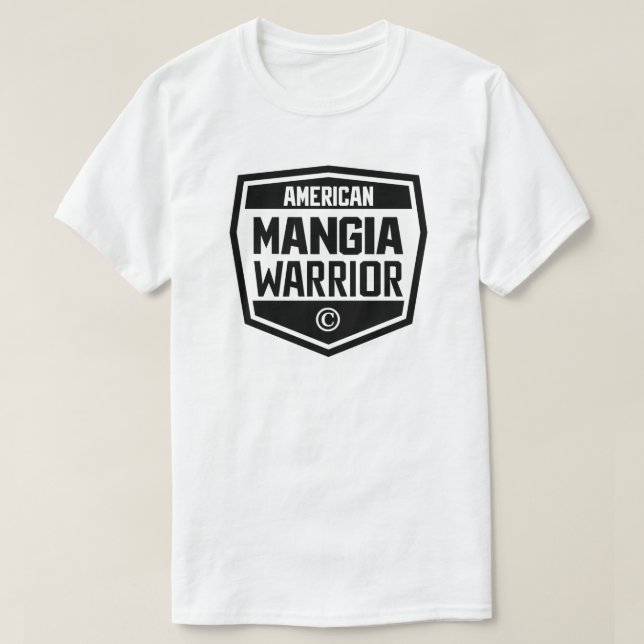 T-shirts Logotipo preto de AMW (Frente do Design)