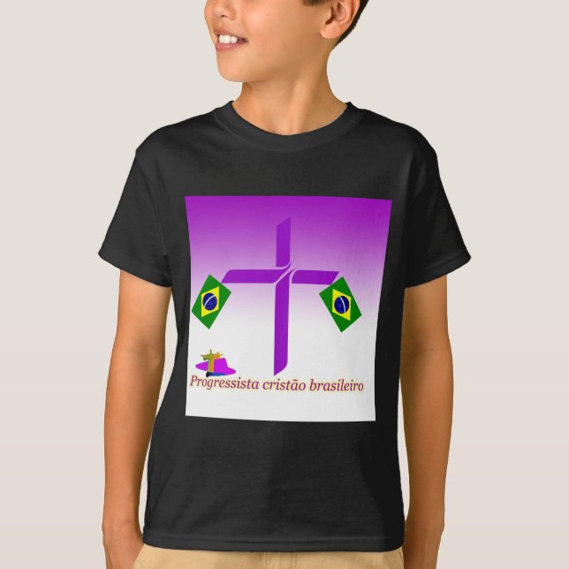 T-shirts Logótipo Progressista Cristão brasileiro (Frente)