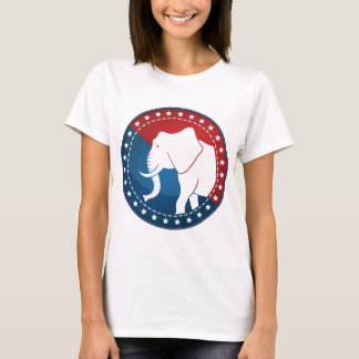 T-shirts Logotipo republicano do elefante