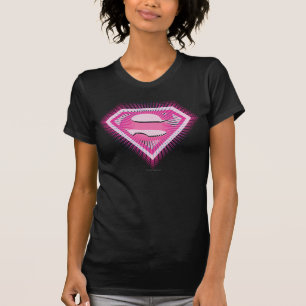 T-shirts Logotipo rosa da Supergirl