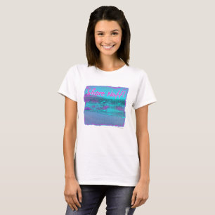 T-shirts Logotipo Shore Nuff Vintage Beach Neon