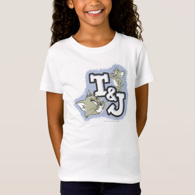 T-shirts Logotipo Tom e Jerry T&J (Frente)