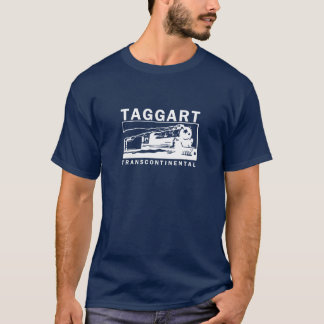 T-shirts Logotipo Transcontinental/branco de Taggart