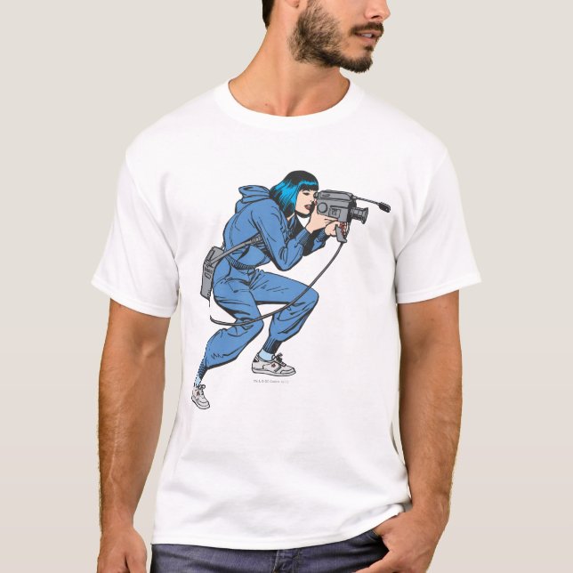 T-shirts Lois Lane com câmera (Frente)