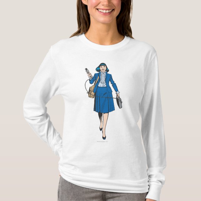 T-shirts Lois Lane com Microfone (Frente)