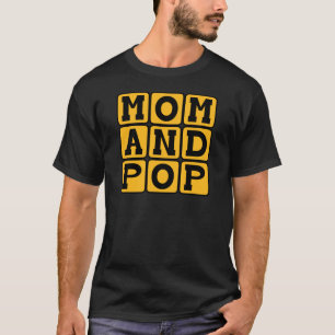 T-shirts Loja de Vizinhança do Papai e da Mamãe