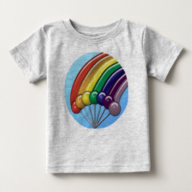 T-shirts Lolipps e Rainbows (Frente)