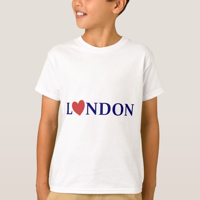 T-shirts London love (Frente)