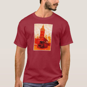 T-shirts London Red Bus e o Big Ben