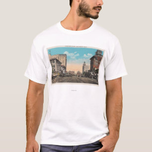 T-shirts Long Beach, CA - opinião do bulevar do oceano