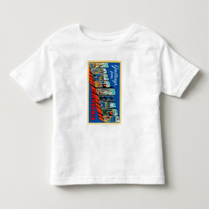 T-shirts Long Beach, Califórnia - grandes cenas 2 da letra