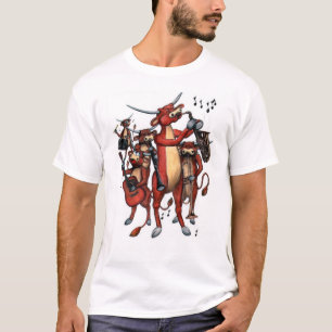 T-shirts longhorn MOO-SIC