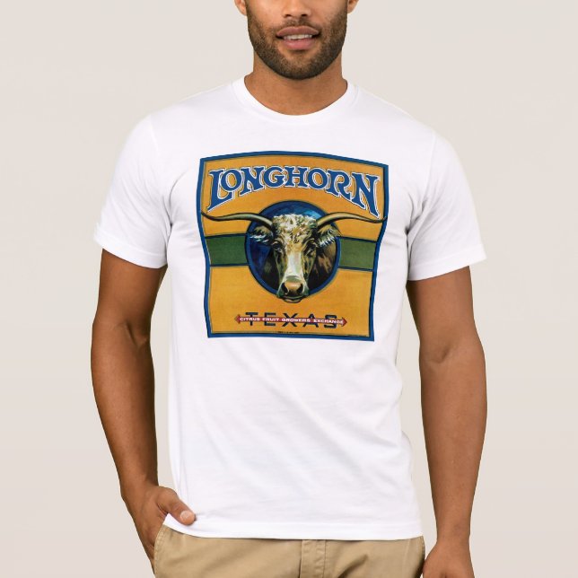 T-shirts Longhorn Texas (Frente)