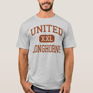 T-shirts - Longhorns - segundo grau unido - Laredo Texas