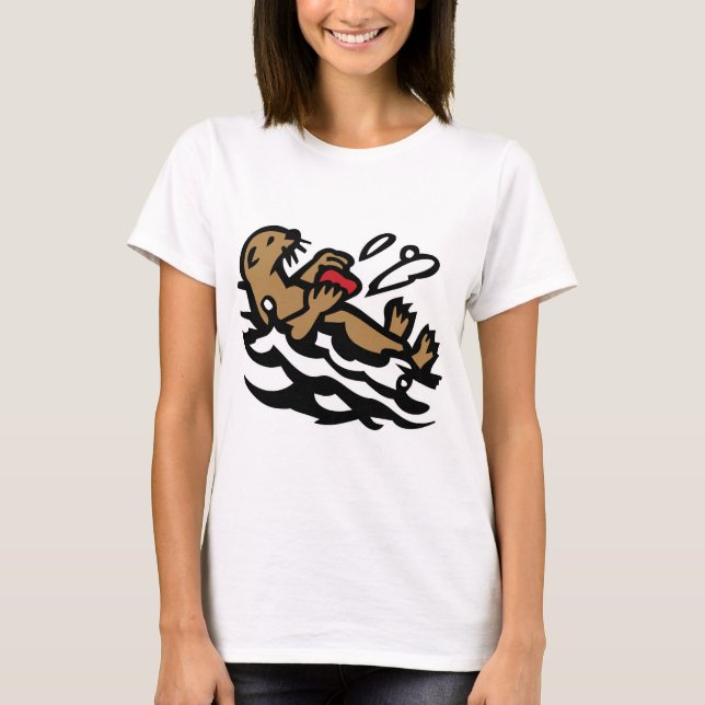 T-shirts Lontra marinha (Frente)