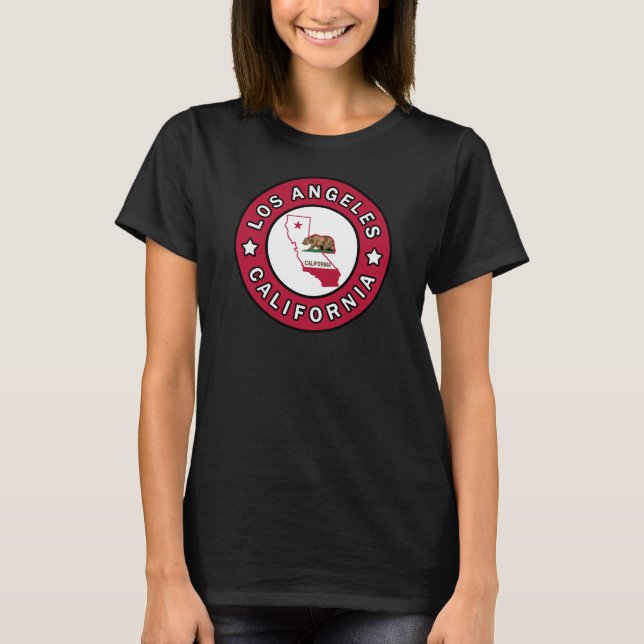 T-shirts Los Angeles California (Frente)