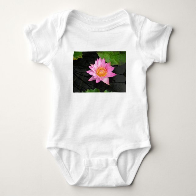 T-shirts Lotus Waterlily Rosa (Frente)