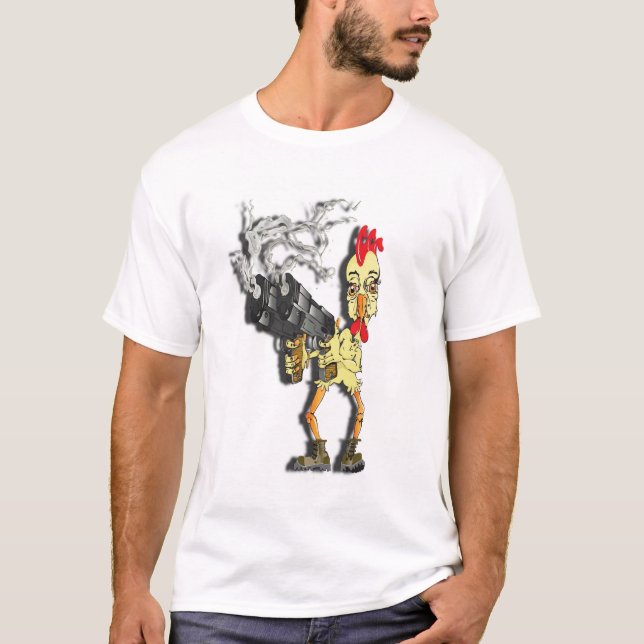T-shirts louco do pollo (Frente)