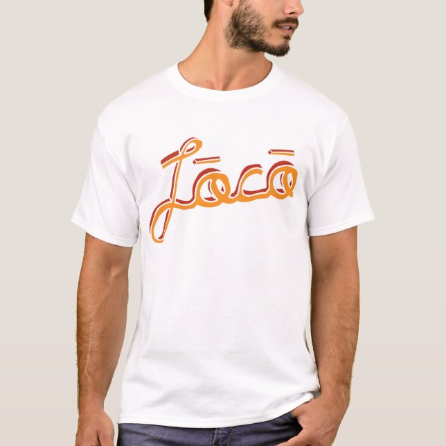T-shirts Louco (scribble) (Frente)