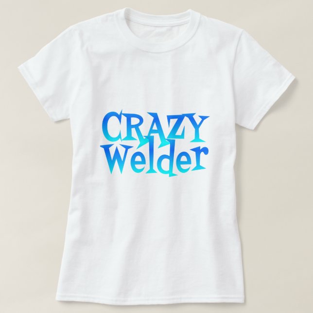 T-shirts Louco Welder (Frente do Design)