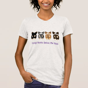 T-shirts Loucos Corgi Drive Me
