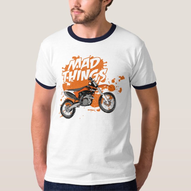 T-shirts Loucura de Moto (Frente)