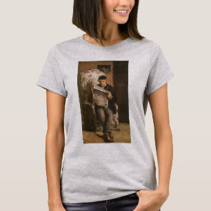 T-shirts Louis Auguste Cezanne Pai do Artista Lendo
