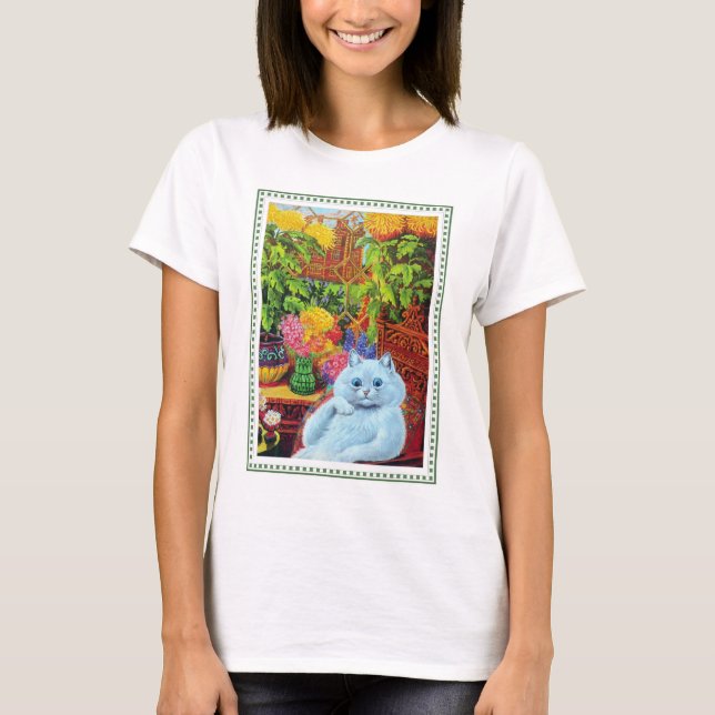 T-shirts Louis Wain - o gato antropomórfico (Frente)