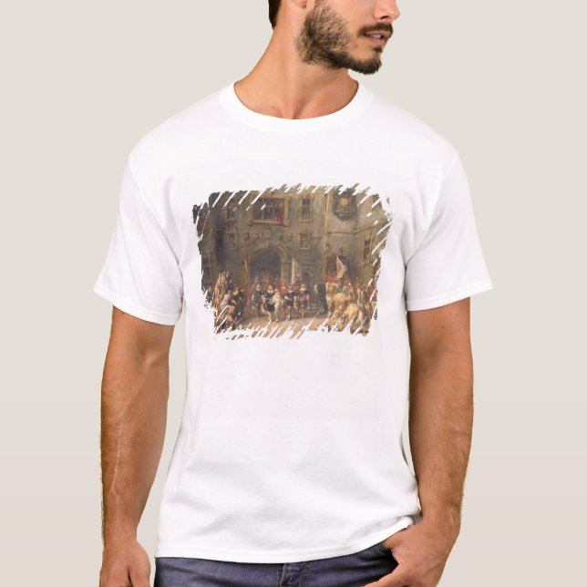 T-shirts Louis XIII no castelo de Blois, 1874 (óleo em c (Frente)