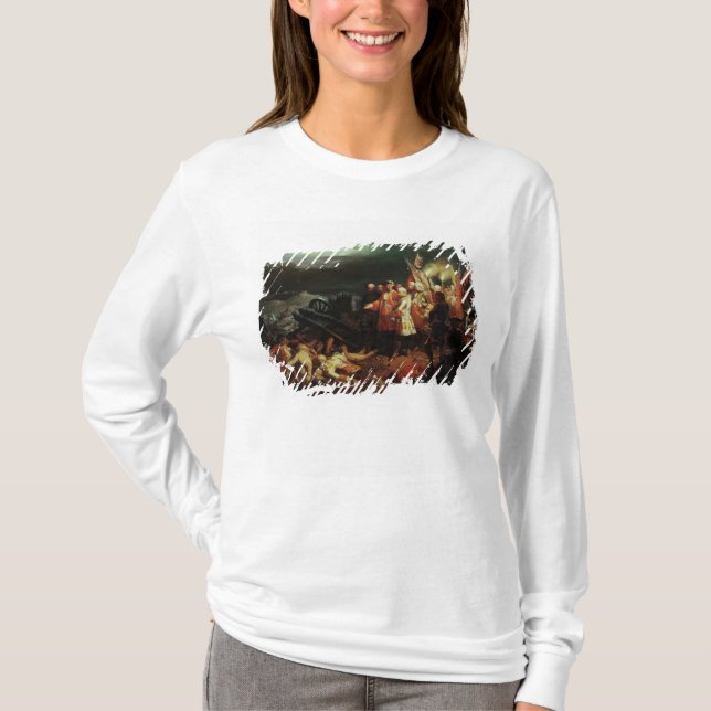 T-shirts Louis XV que visitam o campo de batalha (Frente)