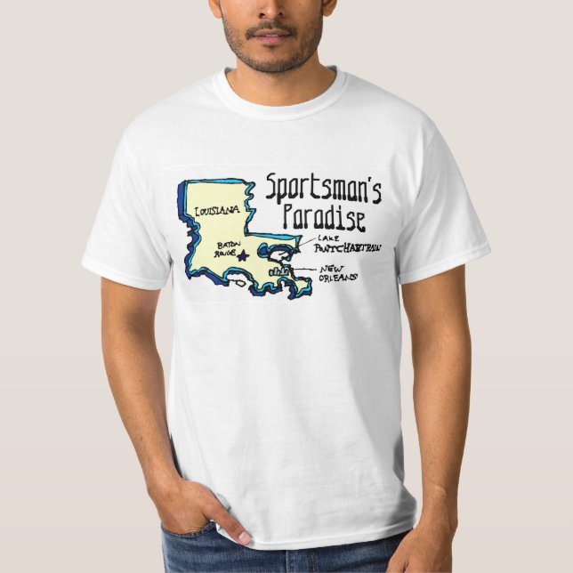 T-shirts Louisiana (Frente)