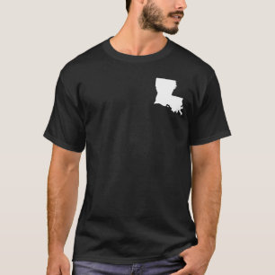 T-shirts Louisiana em Branco e Negro