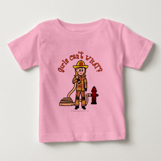 T-shirts Loura Bombeira Rapariga (Frente)