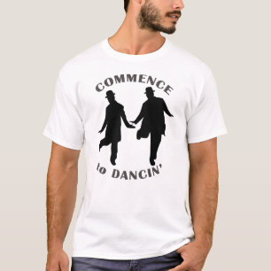 T-shirts Louro e résistente - comece a Dancin