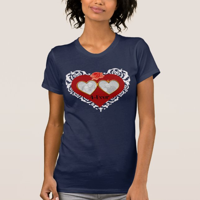 T-shirts Love 4 Ever Locket Shirt (Frente)