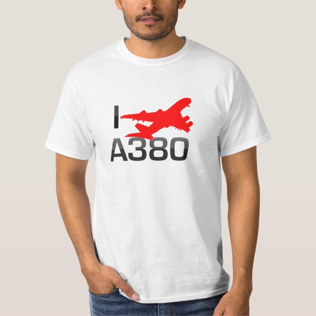 T-shirts Love A380 (Frente)