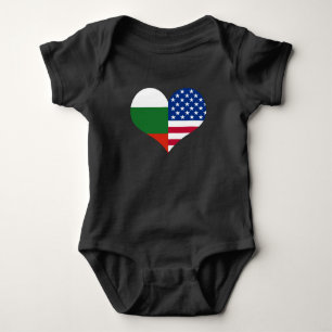 T-shirts Love American/USA - Bandeira búlgara