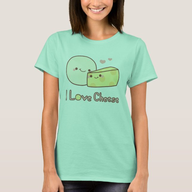 T-shirts Love Cheese Tee (Frente)