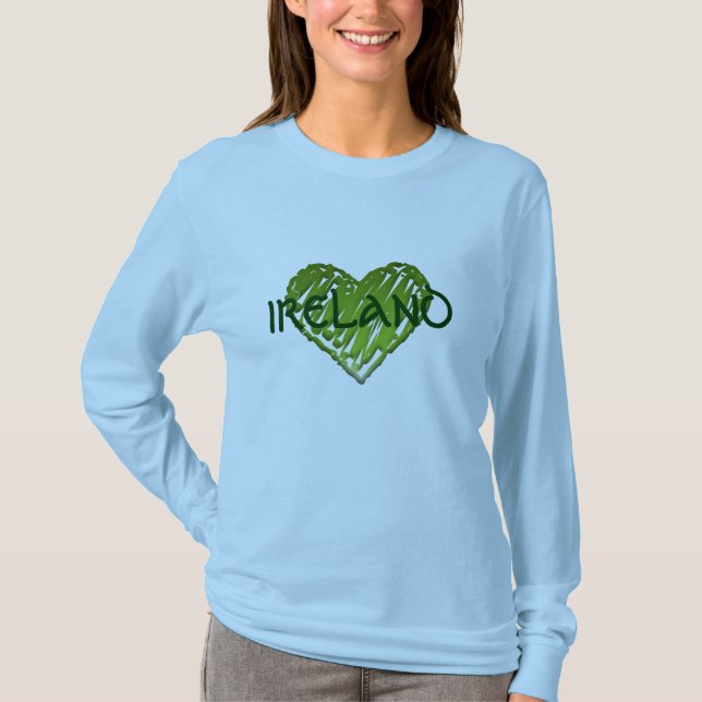 T-shirts Love Ireland (Frente)