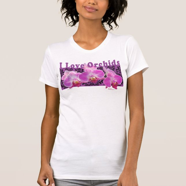 T-shirts Love Orchids 2 Jersey T Shirt (Frente)