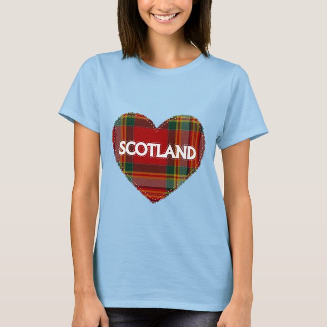 T-shirts Love Scotland (Frente)