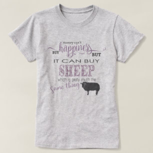 T-shirts LOVER DE OVELHA  Dinheiro não pode Comprar à fel