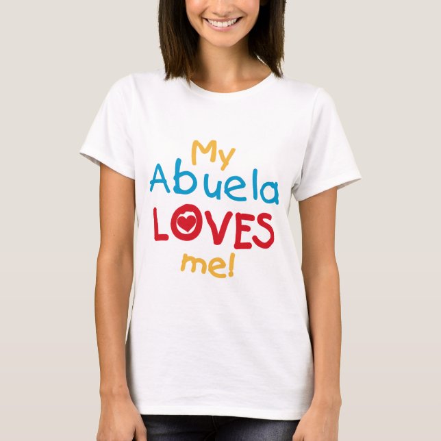 T-shirts LOVESMEabuela (Frente)