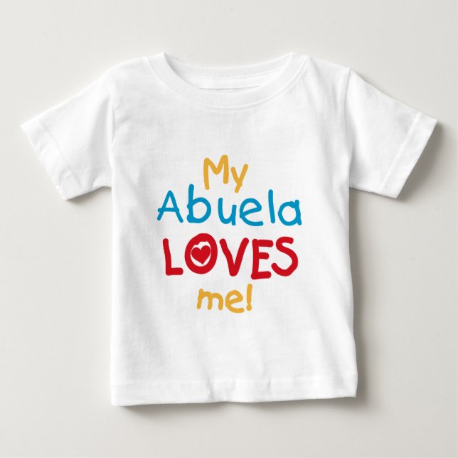 T-shirts LOVESMEabuela (Frente)