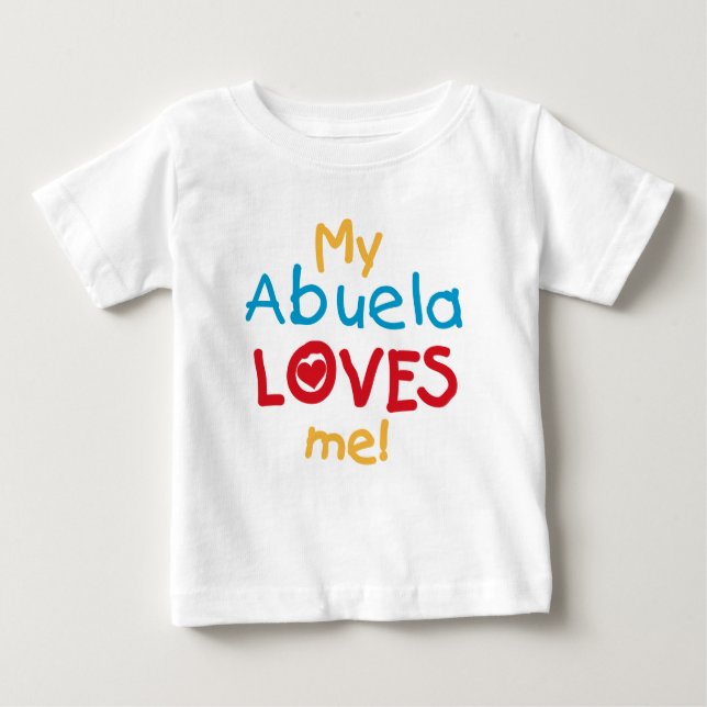 T-shirts LOVESMEabuela (Frente)