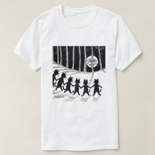 T-shirts Lua cheia e gatos, Louis Wain