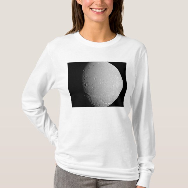 T-shirts Lua de Saturno Dione 2 (Frente)