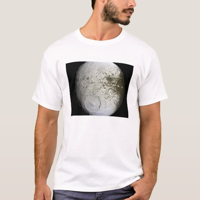T-shirts Lua de Saturno Iapetus 2 (Frente)