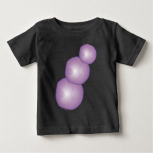 T-shirts Lua roxa sol roxo coração bolas de paixão roxa