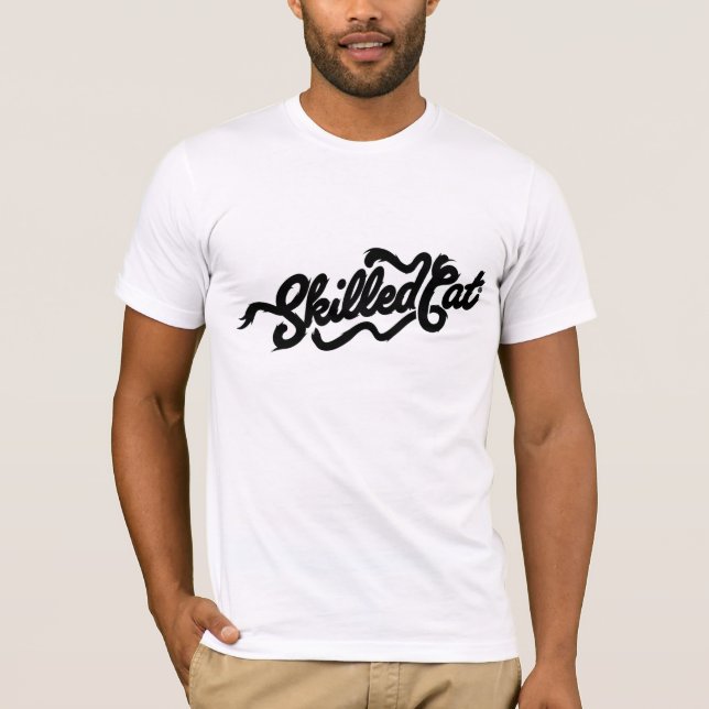 T-shirts Luca Ionescu "gato especializado " (Frente)